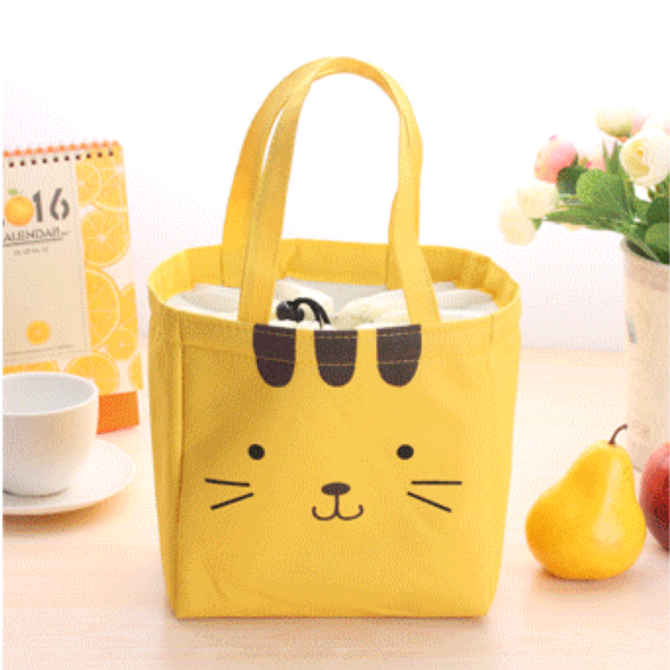 Simple bag fashion Japan and Korea portable lunch box bag thermal insulation small bag picnic food bag