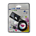 4 Ports External USB Hub High Speed Charging Sync Data Transfer USB 2.0 Splitter for Tablet PC Computer Phone