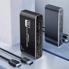 2023 Best HDMI 2.1 KVM Switch 4K 120Hz HDMI USB KVM Switch Dual Port USB HDMI 2.1 Switcher 2X1 4K 60Hz 8K 60Hz 2 PC 1 Monitor