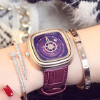2019 Women's Watches GUOU Ladies Watch Brand Reloj Fashion Rose Gold Bracelet Dress Calendar Watch Women relogio feminino saat