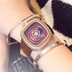 2019 Women's Watches GUOU Ladies Watch Brand Reloj Fashion Rose Gold Bracelet Dress Calendar Watch Women relogio feminino saat