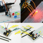 2021 HOT Electronic Component Assorted Kit for Arduino Raspberry Pi STM32 with 830 Tie-points Breadboard Power Supply Set
