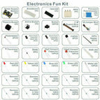 2021 HOT Electronic Component Assorted Kit for Arduino Raspberry Pi STM32 with 830 Tie-points Breadboard Power Supply Set