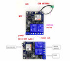 5Pcs 2 Channel Relay Module SMS GSM Remote Control Switch SIM800C STM32F103CBT6 for Greenhouse Oxygen Pump Smart H