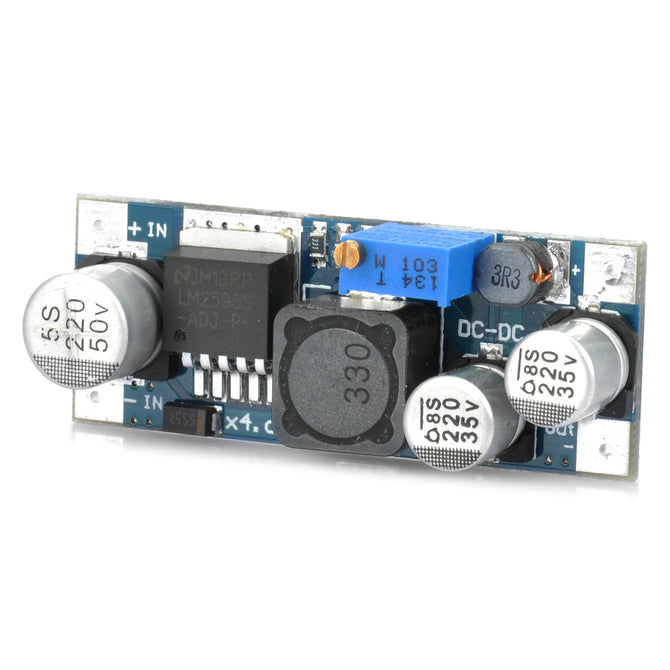 LM2596S Mini DC-DC Voltage Stabilizer / Regulator Module - Blue