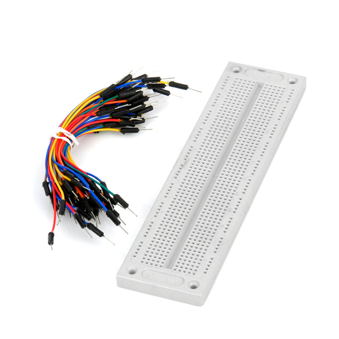 SYB-120 Breadboard with Jump Wires Kit for Electronic DIY - White