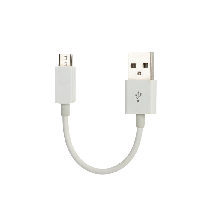 Micro USB to USB Data Charging Cable for Samsung + More - White (10cm)