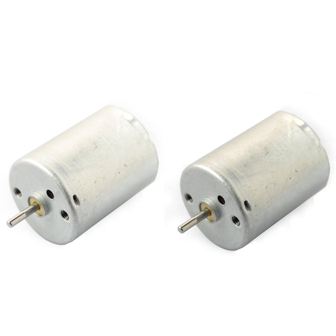 1S370 5500RPM DC Motor - Silver (DC 12V / 2 PCS)