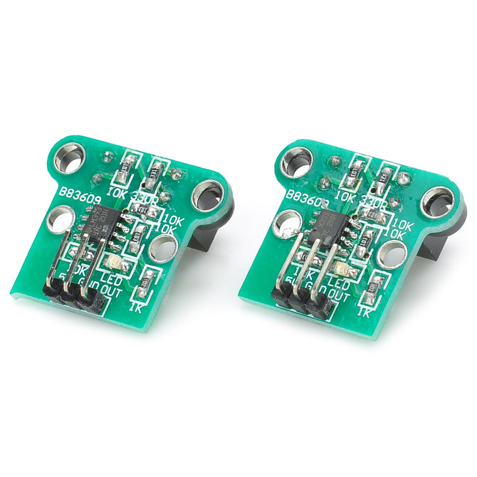 Double Speed Measuring Module w/ Photoelectric Encoders - Black + Green (2 PCS)