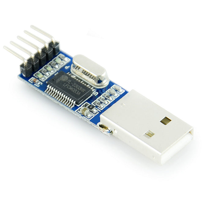 PL2303HX USB to TTL Converter Adapter Module w/ Dubond thread - Blue
