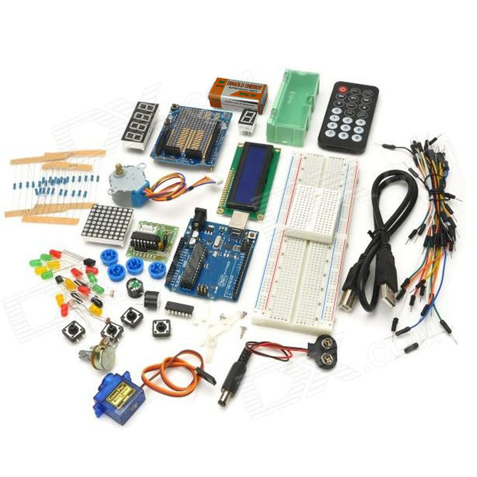 TJUNO R3 UNO Stepper Motor 1602LED Learning Set for Arduino