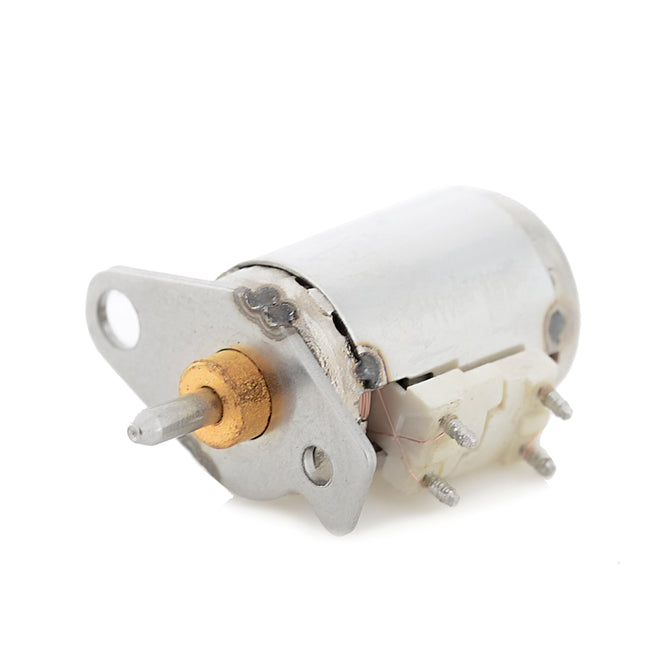 Jtron 6mm 2-Phase 4-Wire Stepper Micro Stepping Motor - Silver (5 PCS)