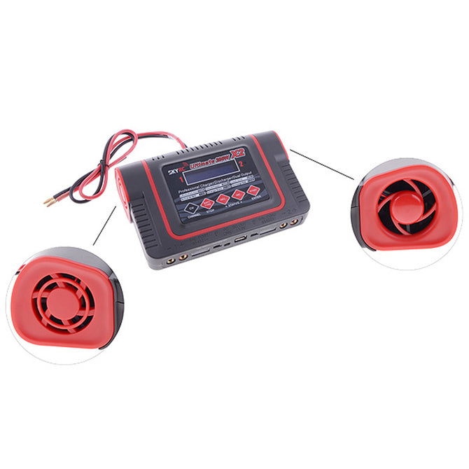 SKYRC B6 Ultimate 200W x 2 NiCd / Ni-MH / Li-Po Ion / Li-Fe Auto Function Safety Charger - Black