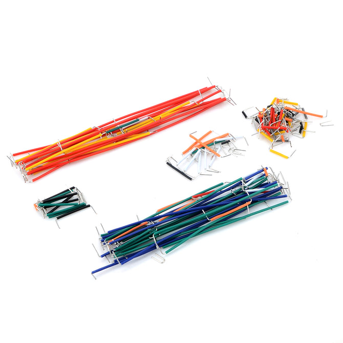 PVC Jumper Wire for Bread Board - Multicolored (140PCS)