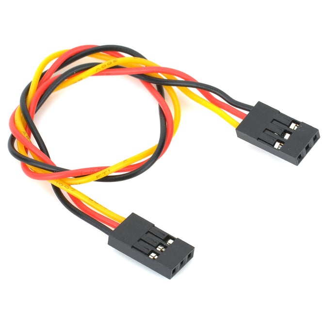 3-Pin 22cm 2.54mm DuPont Lines - Yellow + Red + Black