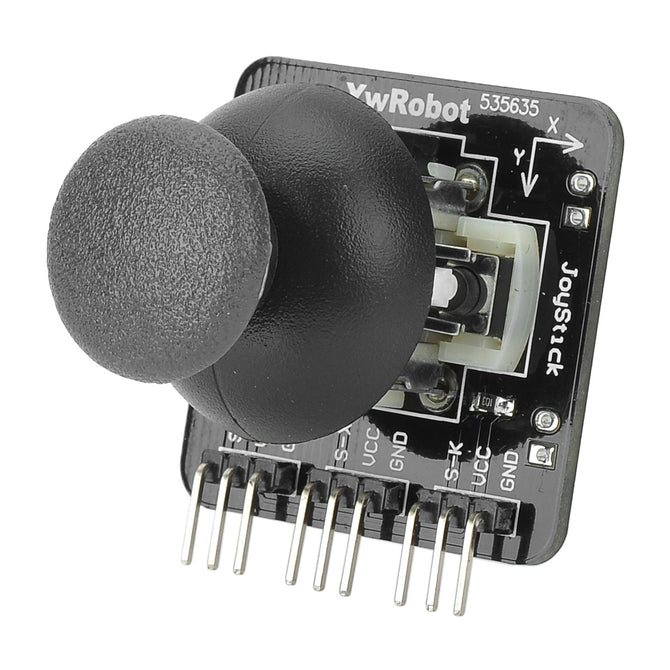 Arduino Biaxial PS2 Joystick Button Control Lever Sensor - Black