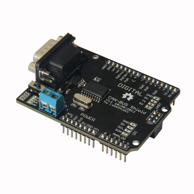 ChuangZhuo CAN-BUS MCP2515 Module Shield for Arduino Automotive Control / Industrial Control - Black