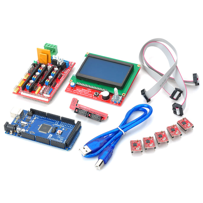 Robotale 3D RAMPS 1.4 3D Control Board Set (LCD12864 + 2560 r3 + 3D 1.4 + 4988)