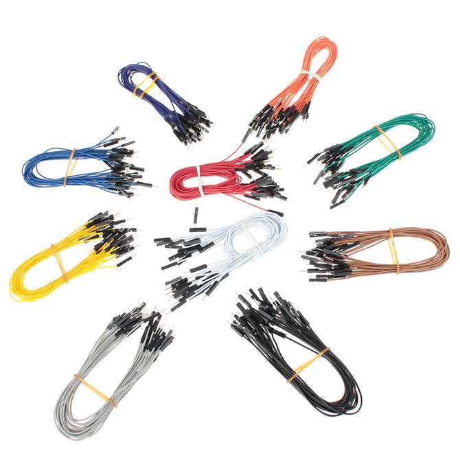MOT Male to Male Cables for DIY Arduino Raspber Development Board - (10cm / 200 PCS)