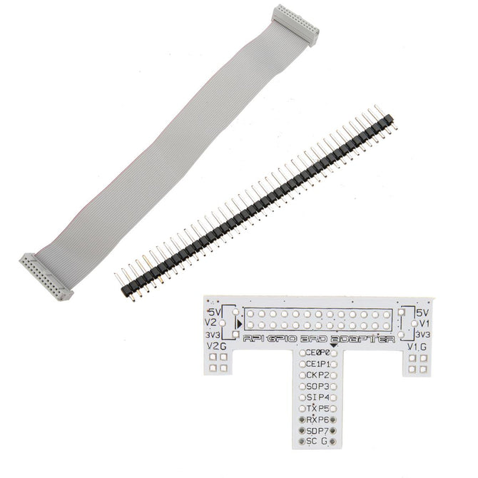 Elecfreak GPIO Breadboard Adapter Kit for Raspberry Pi - Silver