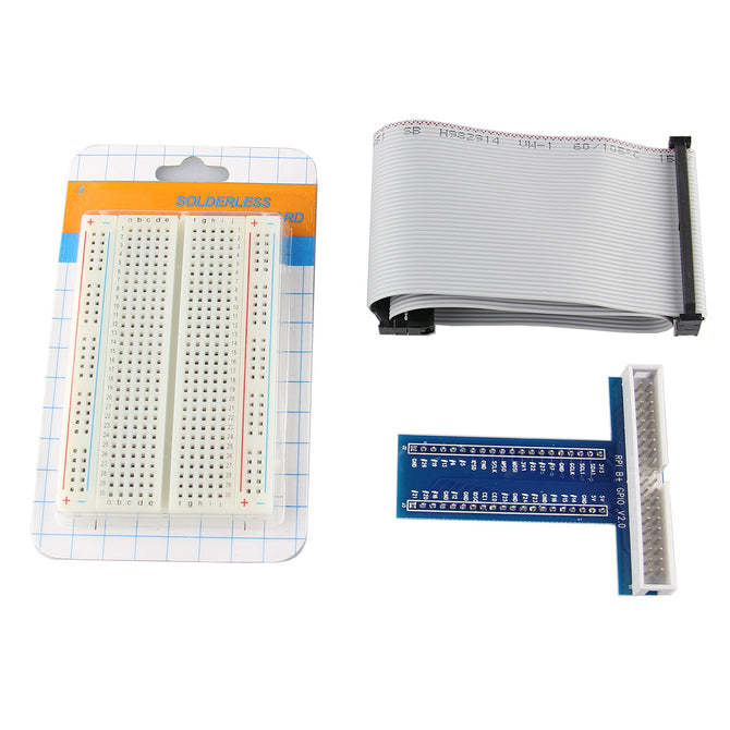 Solderless 400 Point Breadboard for Raspberry Pi 2 Model B&B+