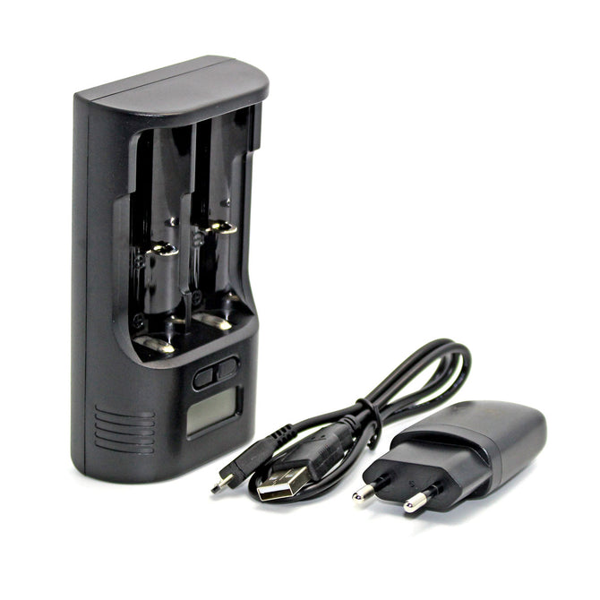 Soshine T2 18650/26650/AA/AAA/C Li-ion NiMH LiFePO4 Battery Charger