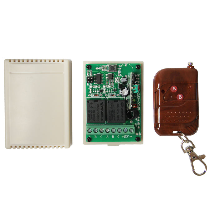 Geeetech 2-Channel RF Wireless Relay with Remote Control Module