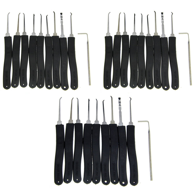 Advanced Lock Pick + L Shape Quick-Picking Lock Pick Tool Set (3PCS)