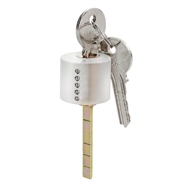 Transparent Practice Lock w/ 2 keys