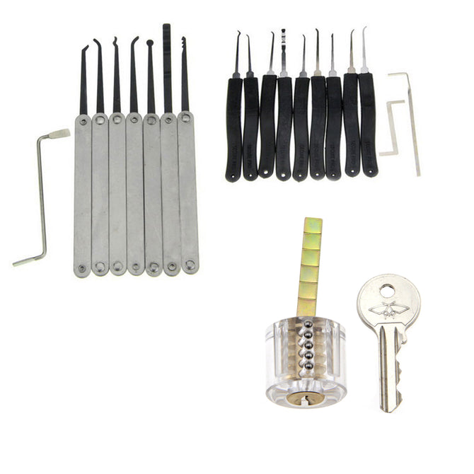 Single Hook + Bull Head Lock + Lock Pick Set