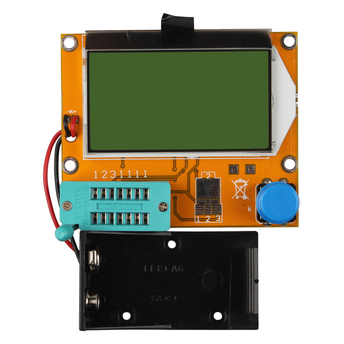 Mega328 Digital Transistor Tester Diode Triode Capacitance ESR Meter Tester MOS PNP NPN LCR