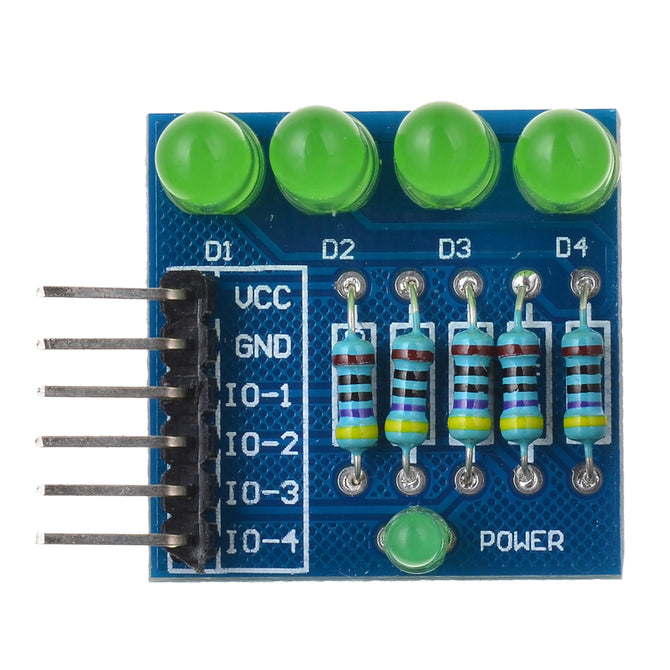 4P LED Diode PWM Dimming Module Green Light - Blue