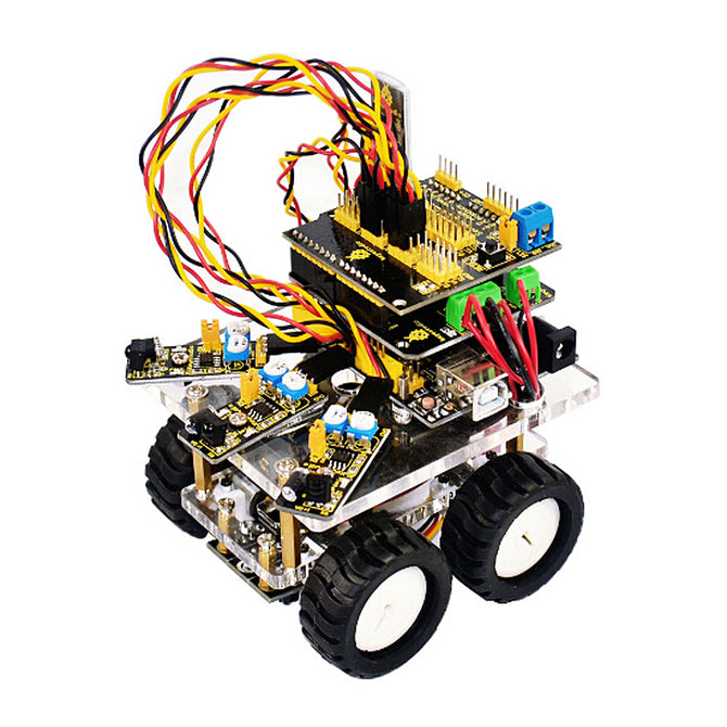 Keyestudio Desktop Bluetooth Mini Smart Car Kit for Arduino