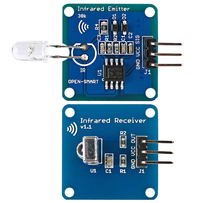 Infrared Transmitter IR Receiver Module w/ 38K Carrier for Arduino