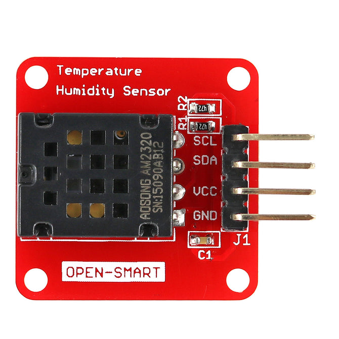AM2320 Digital Temperature Humidity Sensor Module for Arduino - Red