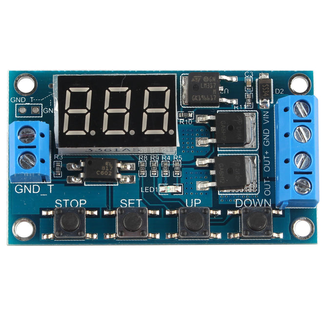 Trigger Cycle Timer Delay Switch Circuit Dual MOS Tube Control Board