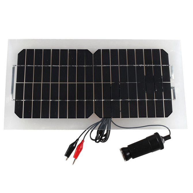 18V 5.5W 31.5 * 16.5 * 0.15cm Semi-Flexible Solar Panel w/ Cable