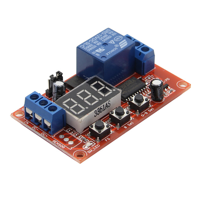 12V Digital Mobilize Multi-function Time Delay Relay Module