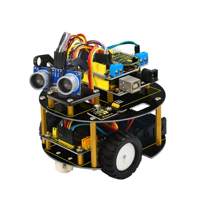 UNO R3 Bluetooth L298N Motor Drive Smart Small Turtle Robot Car Kit