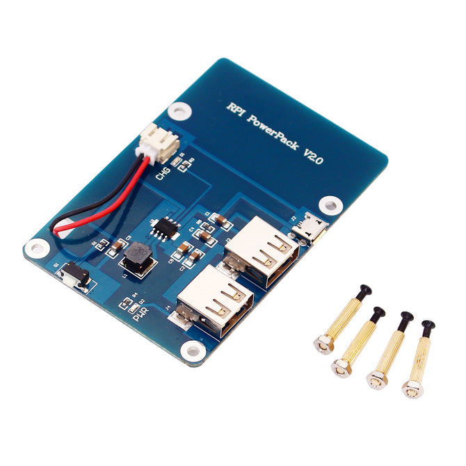 Power Supply Expansion Board for Raspberry Pi 3 Model B - Blue