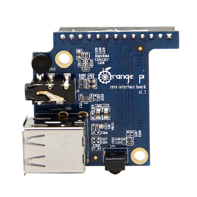 Orange Pi Expansion Board w/ 2 USB Interfaces for Orange Pi Zero -Blue