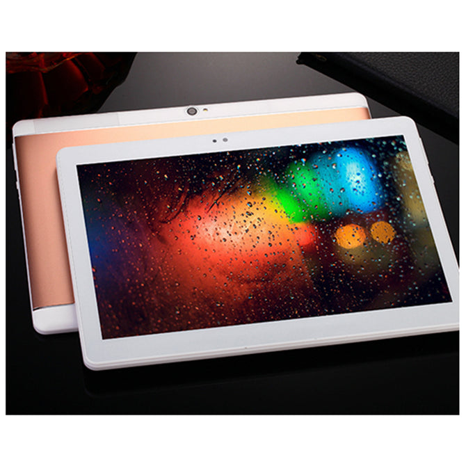 10 Inch Android 4.4 3G Phone Call Tablet w/ RAM 1GB, ROM 16GB - Golden