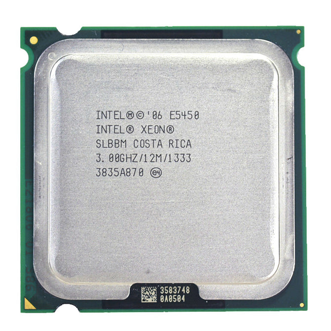 Intel Xeon E5450 Quad-Core 3.0GHz 12MB SLANQ SLBBM Processor Works on LGA 775 Mainboard No Need Adapter