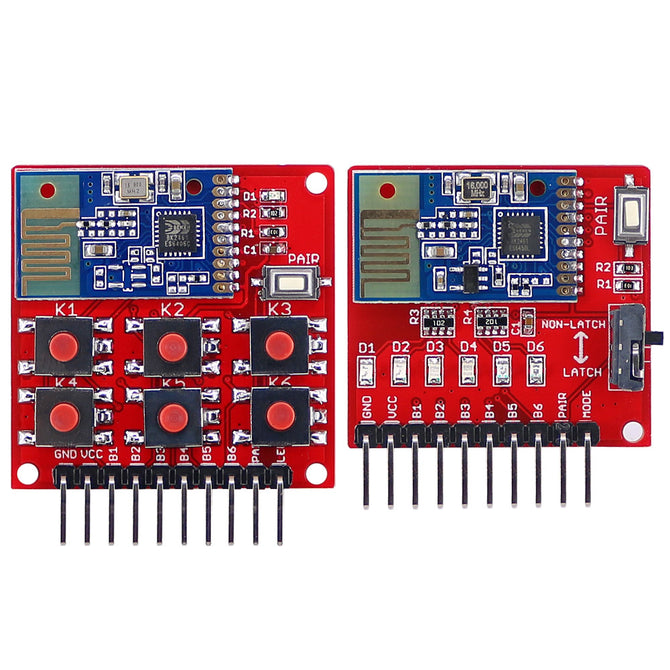 OPEN-SMART 2.4G Wireless Switch Remote Kit, 6-Channel Transmitter Receiver Module without Programming for DIY