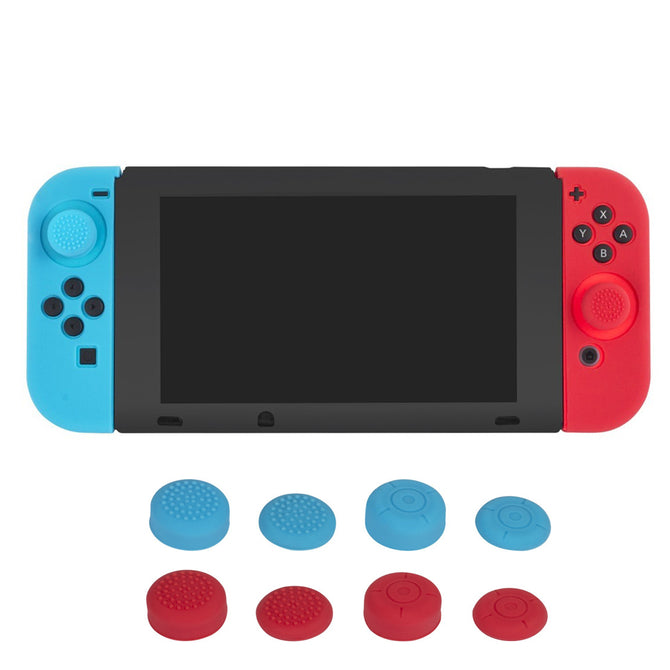 Silicone Gel Case Cover + Protective Silicone Joy-Con Controller Case for Nintendo Switch