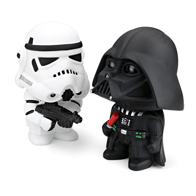 2Pcs Star Wars Dark Knight StromTrooper Soldier Weapons for Car Decoration