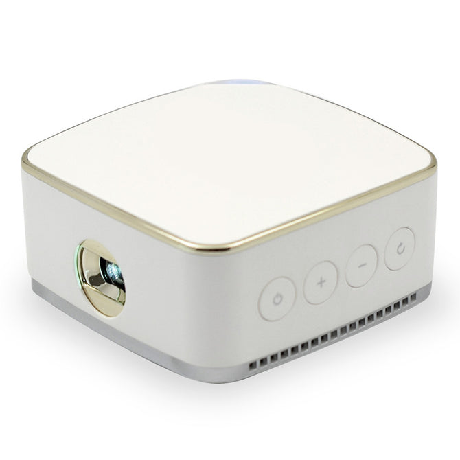 DL-S8+ Portable Mini DLP LED HD Wi-Fi Android 6.1 Bluetooth 1080P Projector - White (US Plug)
