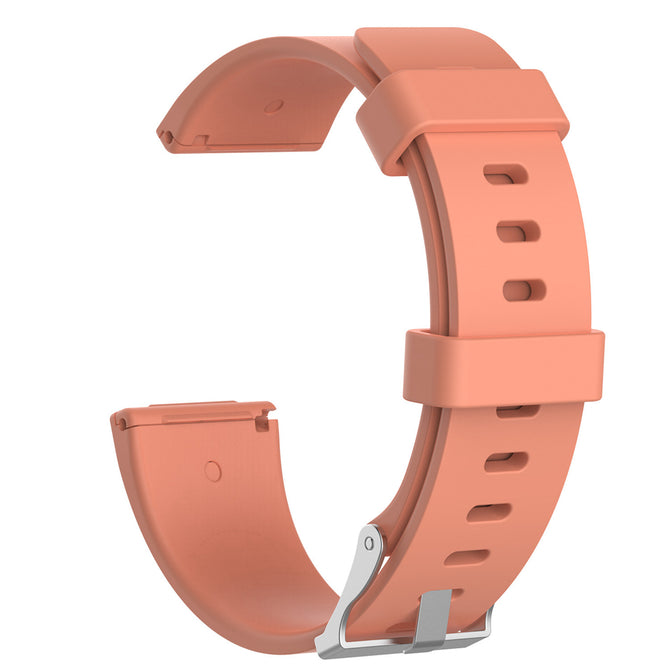 Replacement Smart Watch Silicone Wristband for Fitbit Versa - Coffee (S)