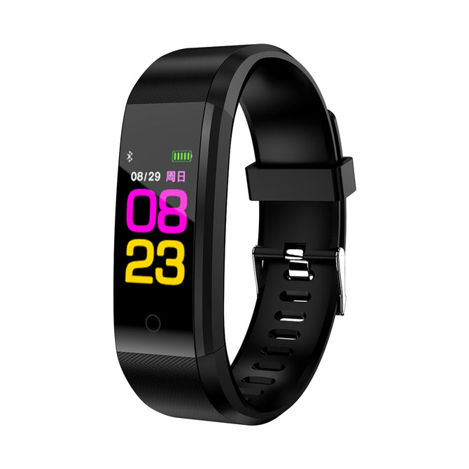B5 IP67 Waterproof 0.96'' TFT Touch Screen BT4.0 Sports Smart Bracelet - Black