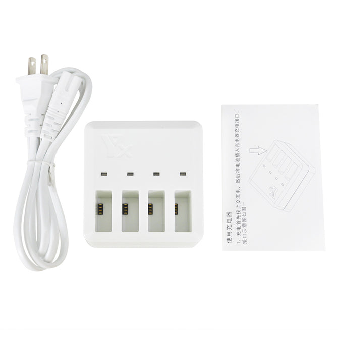 RYZE Tello 4-Slot Battery Charging Hub for DJI Tello RC Drone - US Plug